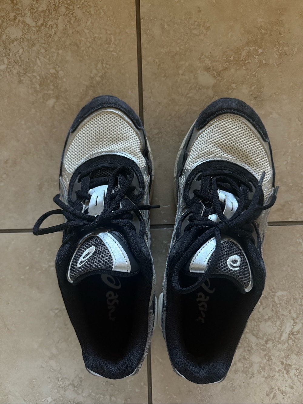 Asics Black and White Sneakers